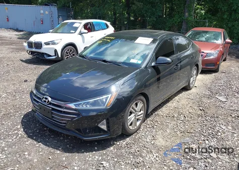 2019 Hyundai Elantra Value Edition из США, поврежденный, VIN 5NPD84LF3KH456131